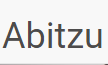 Abitzu