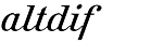 Altdif