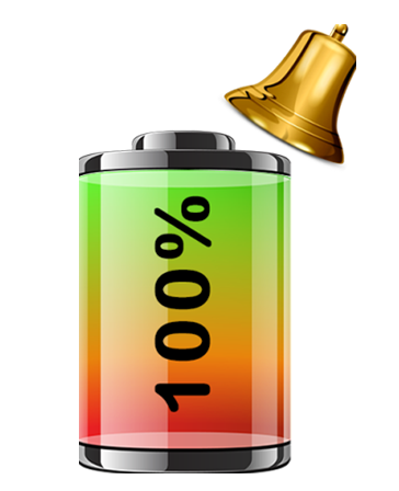 Battery 100% Alarm