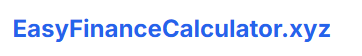 Easy Finance Calculator