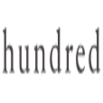 Hundred