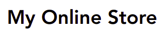 My Online Store