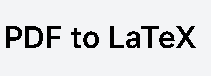 Pdf To Latex
