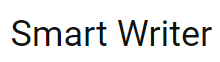 Smart Writer